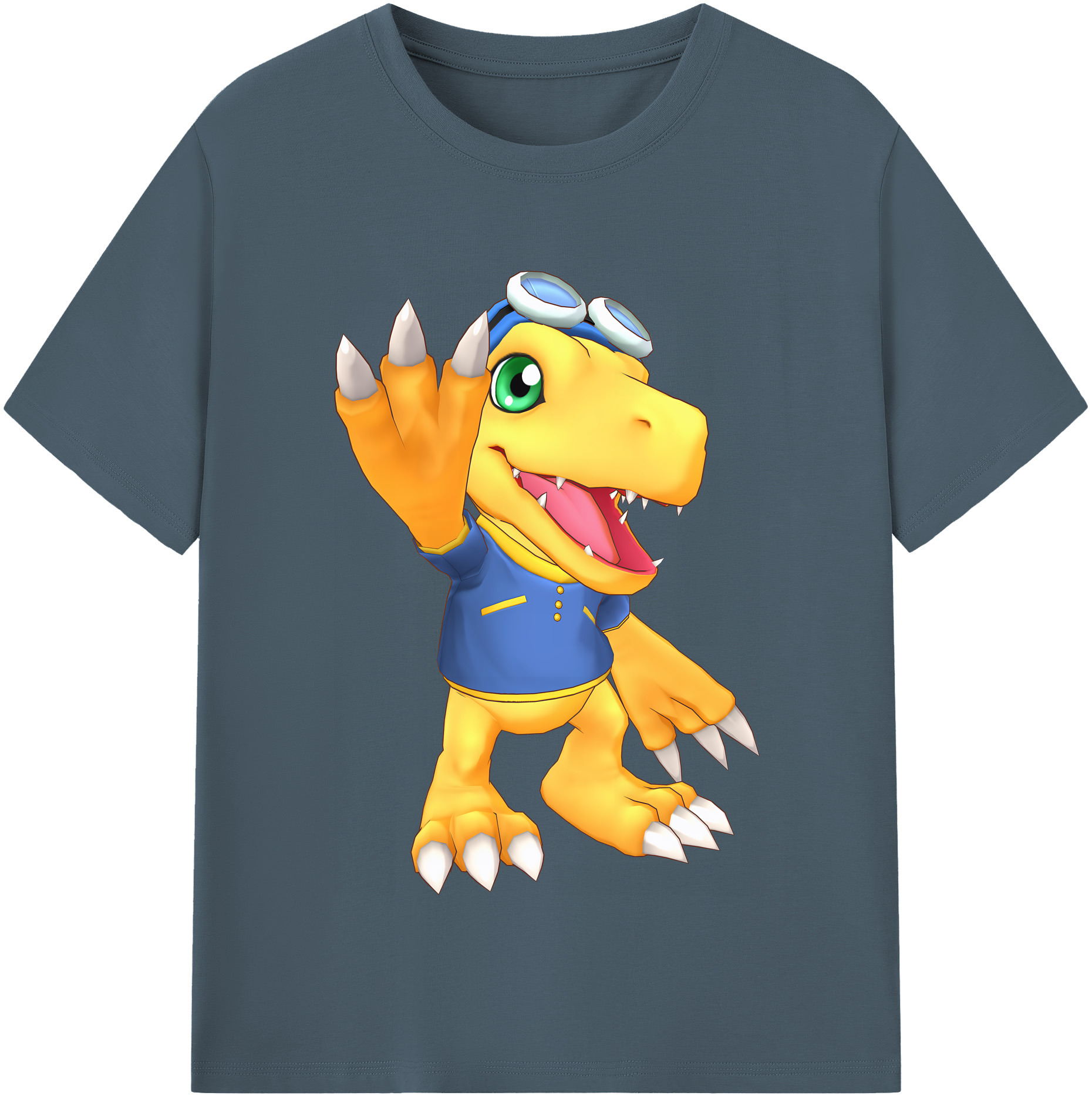 （画像用） Digimon デジタルモンスター/デジモン 綿100％半袖Tシャツ（フロントプリント）
